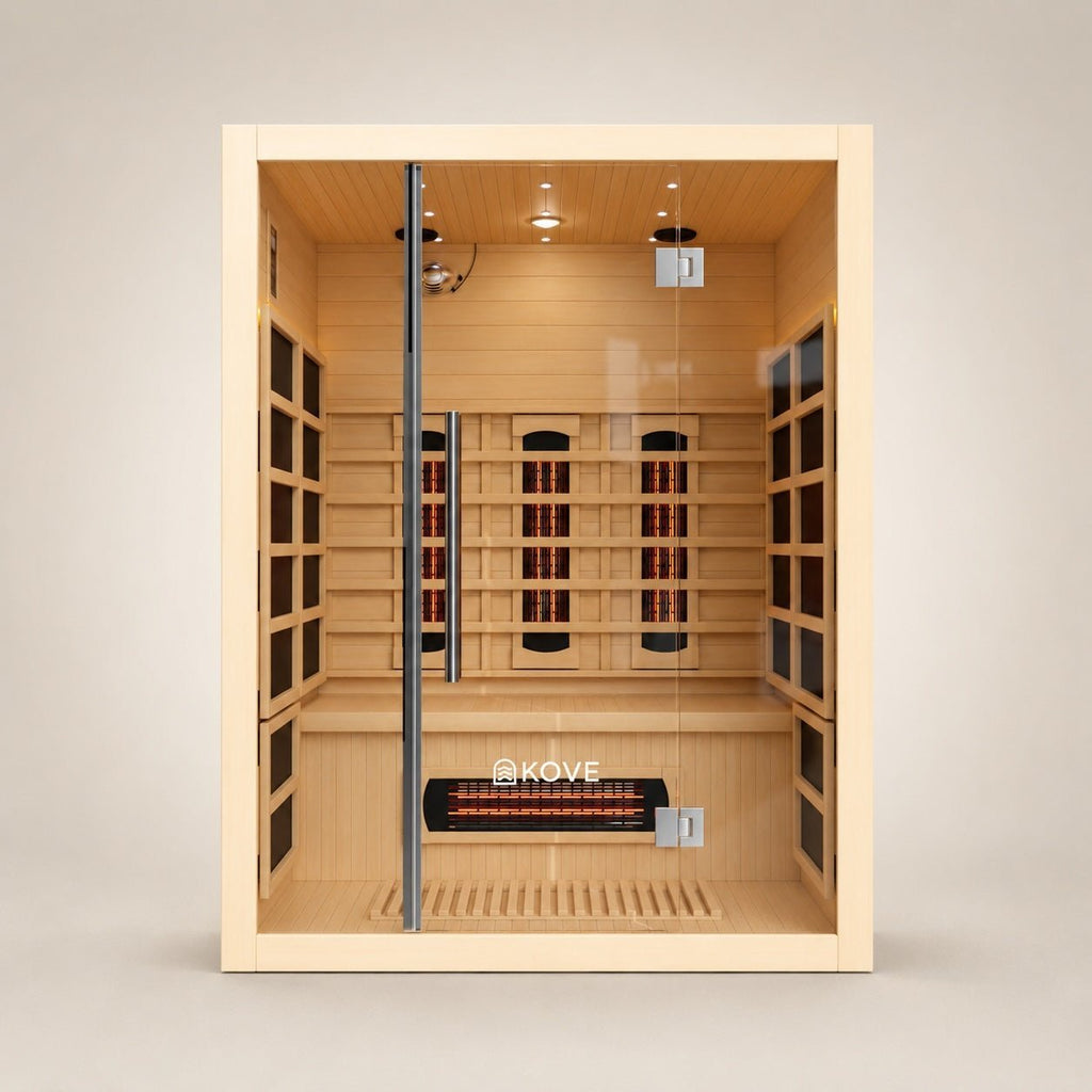 KOVE Full Spectrum Infrared Sauna – 3 Person - SGP Garden Ltd