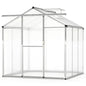 Large Walk‑In Polycarbonate Greenhouse (185 × 185 cm / 244 × 185 cm) - SGP Garden Ltd