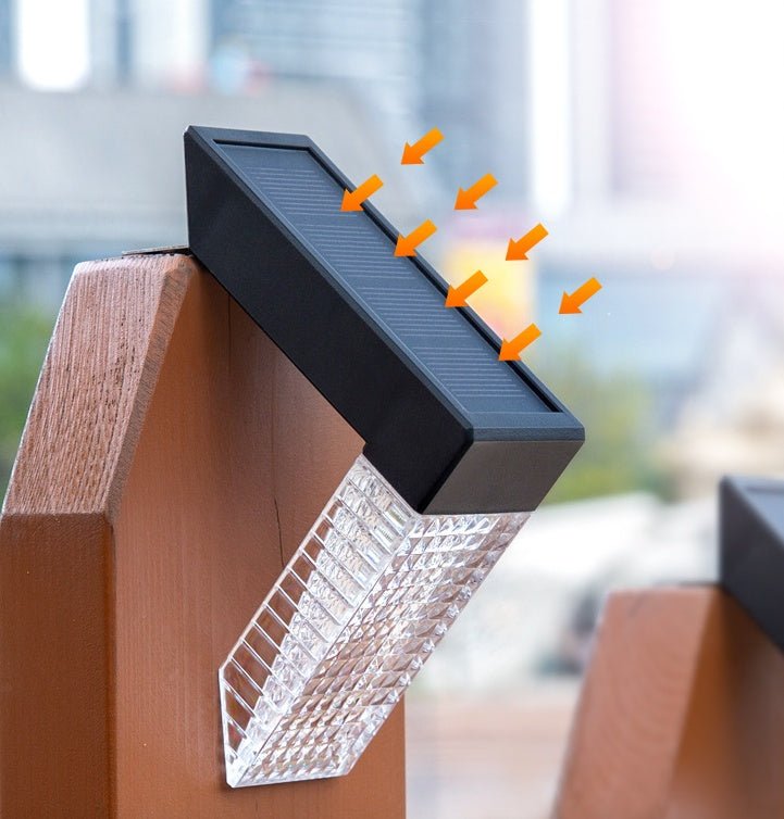 LED Solar Stairs Lights Outdoor Lighting Waterproof Step Deck Light Fence Railing Garden Yard Decoration - SGP Garden Ltd