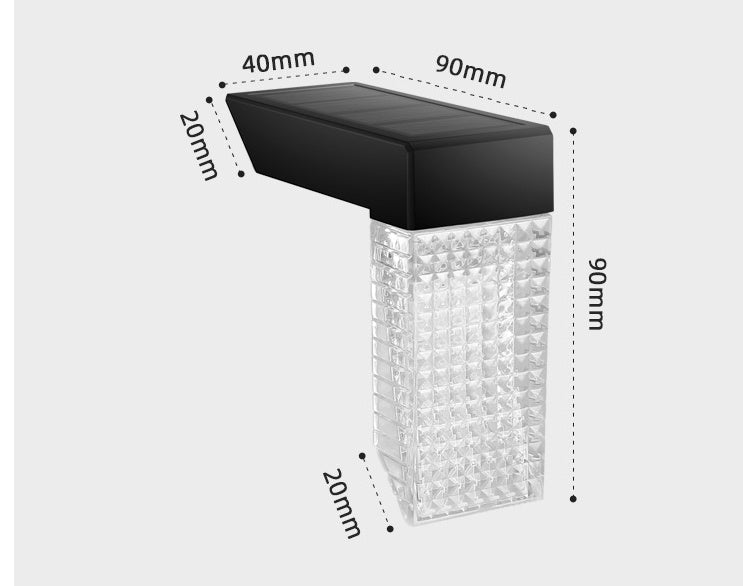LED Solar Stairs Lights Outdoor Lighting Waterproof Step Deck Light Fence Railing Garden Yard Decoration - SGP Garden Ltd
