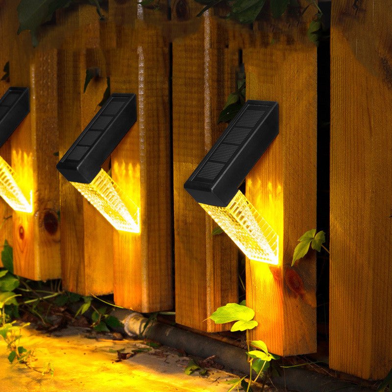 LED Solar Stairs Lights Outdoor Lighting Waterproof Step Deck Light Fence Railing Garden Yard Decoration - SGP Garden Ltd