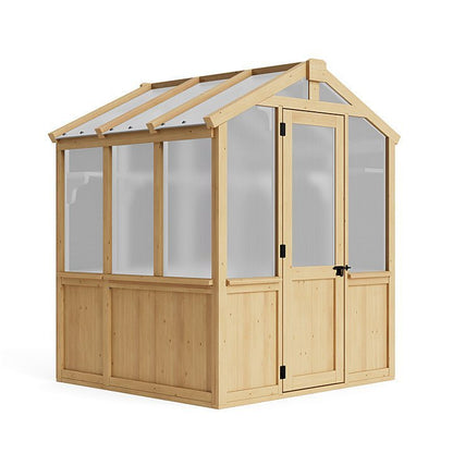Meridian Wooden Greenhouse 6.7ft x 7.8ft (2m x 2.4m) - SGP Garden Ltd