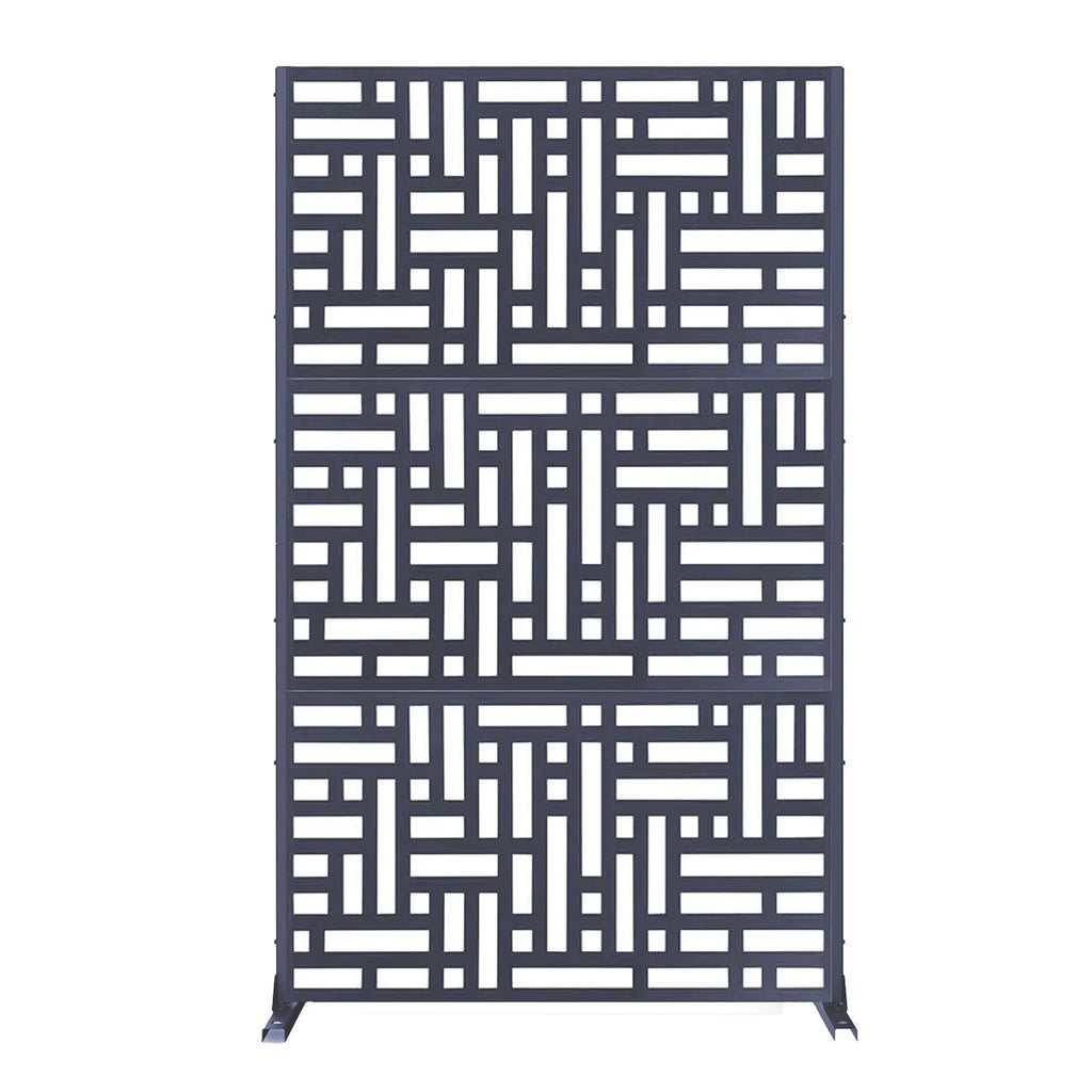 Metal Indoor/Outdoor Privacy Screen 90cm x 180cm - Maze - SGP Garden Ltd