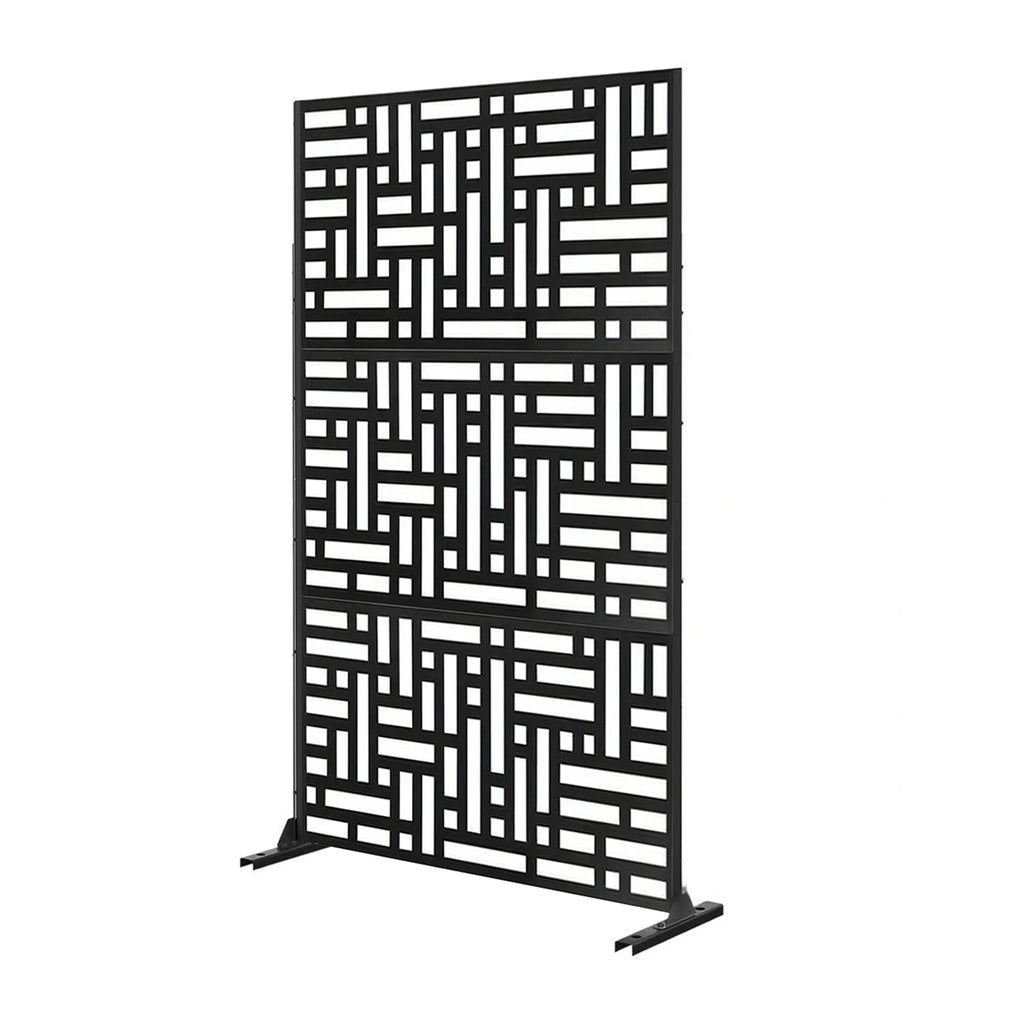 Metal Indoor/Outdoor Privacy Screen 90cm x 180cm - Maze - SGP Garden Ltd