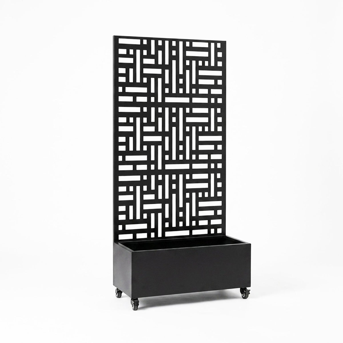 Metal Indoor/Outdoor Privacy Screen with Plant Pot - Maze - SGP Garden Ltd