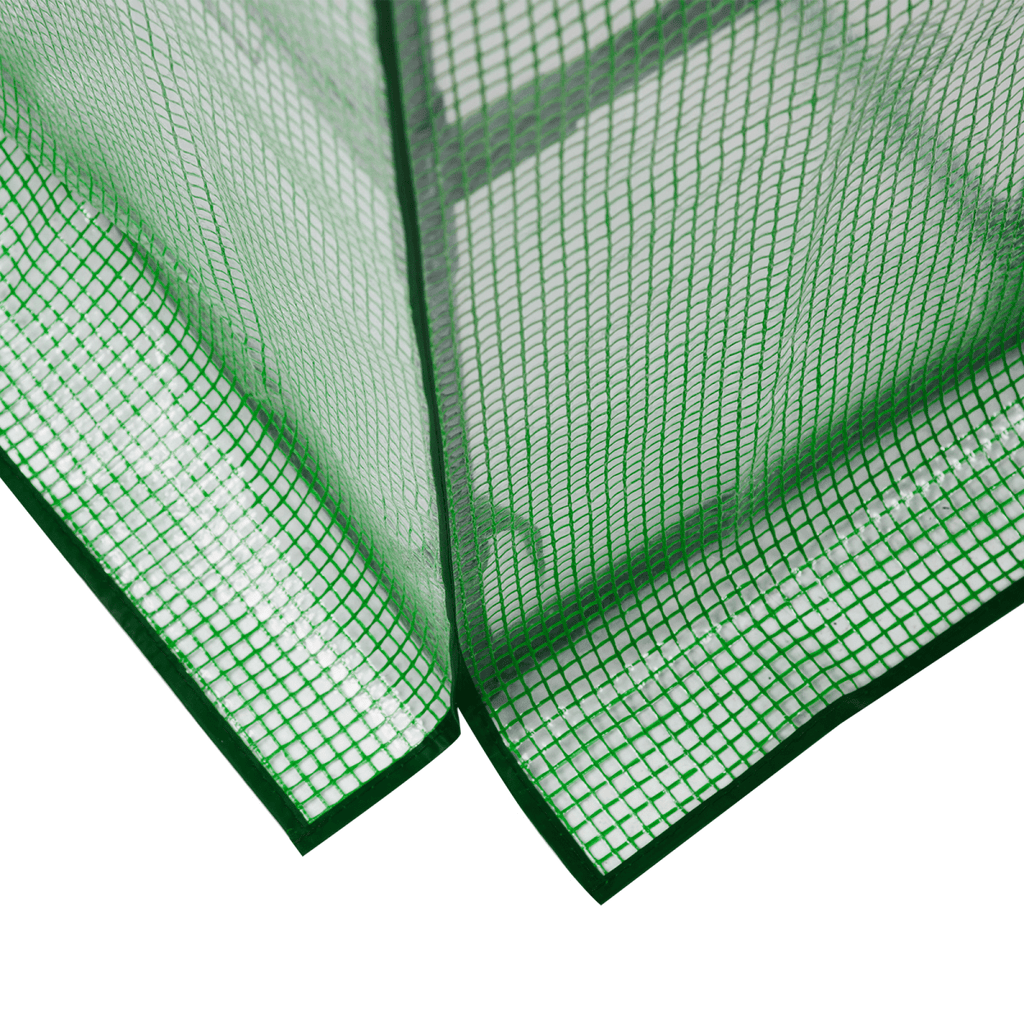 Mini Walk-in Greenhouse with Cover, 56" x 29" x 77", Green