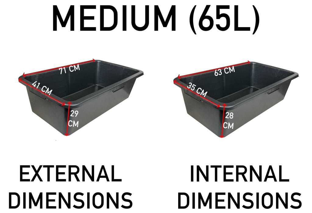 Mixing Tub 60L Outdoor Watering Kit DIY Workshop Accessory - SGP Garden Ltd