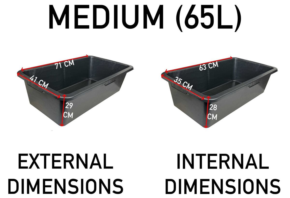 Mixing Tub 60L Outdoor Watering Kit DIY Workshop Accessory - SGP Garden Ltd