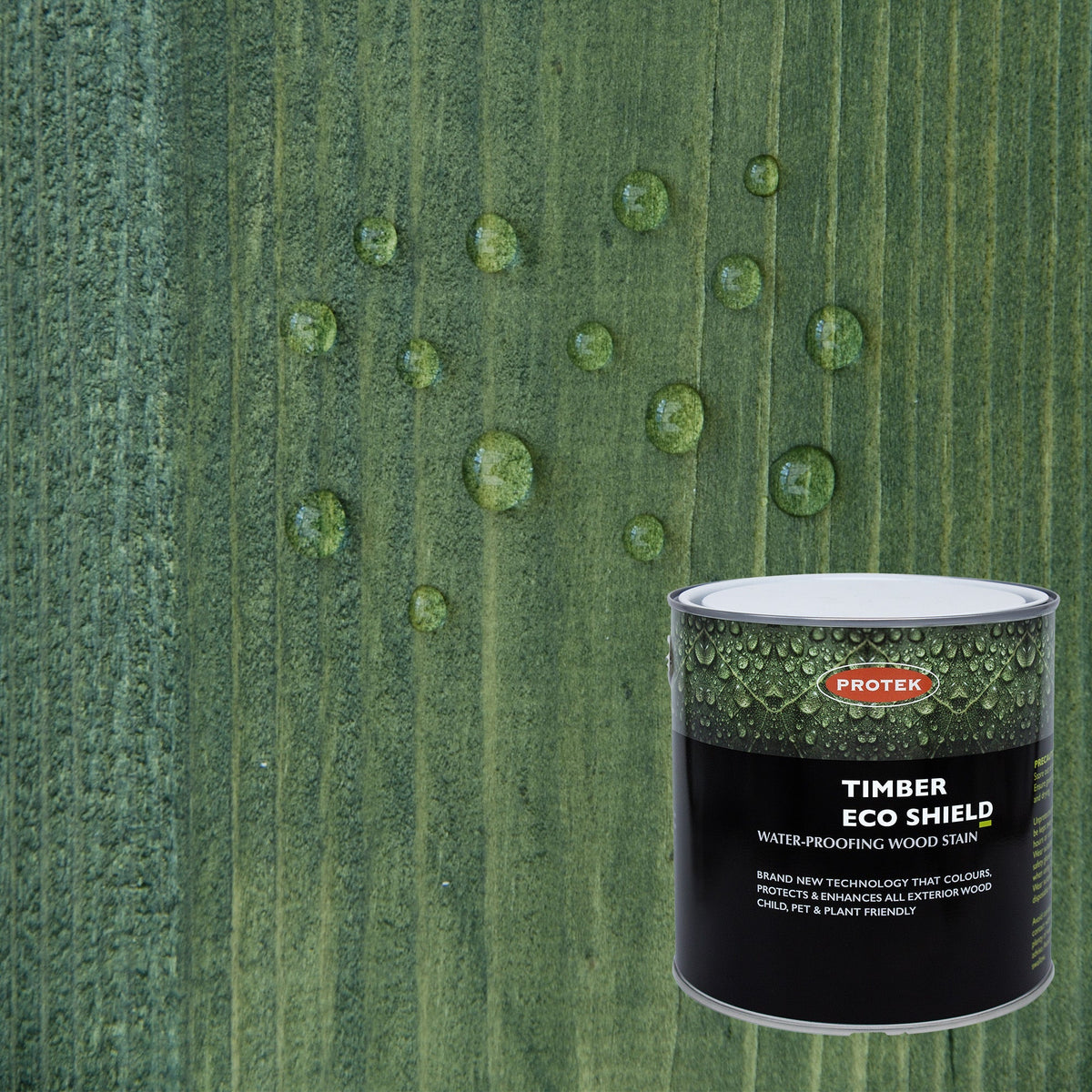 Moss Green - Timber Eco Shield Wood Stain - SGP Garden Ltd