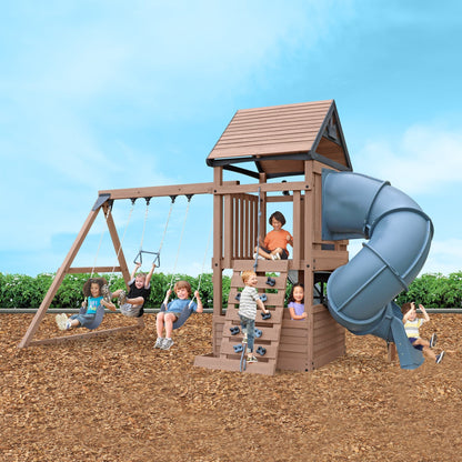 Mountain Peak Wooden Climbing Frame - SGP Garden Ltd