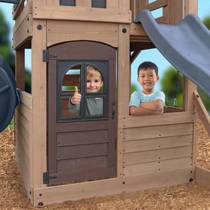 Mountain Peak Wooden Climbing Frame - SGP Garden Ltd