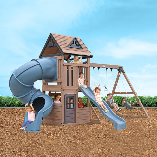 Mountain Peak Wooden Climbing Frame - SGP Garden Ltd