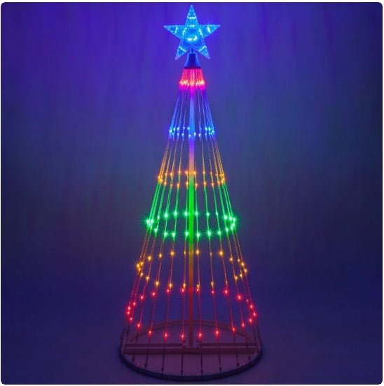 Multi Color LED Animated Outdoor Christmas Tree Lights Christmas Lights Christmas Garden Countryard Decorations - SGP Garden Ltd