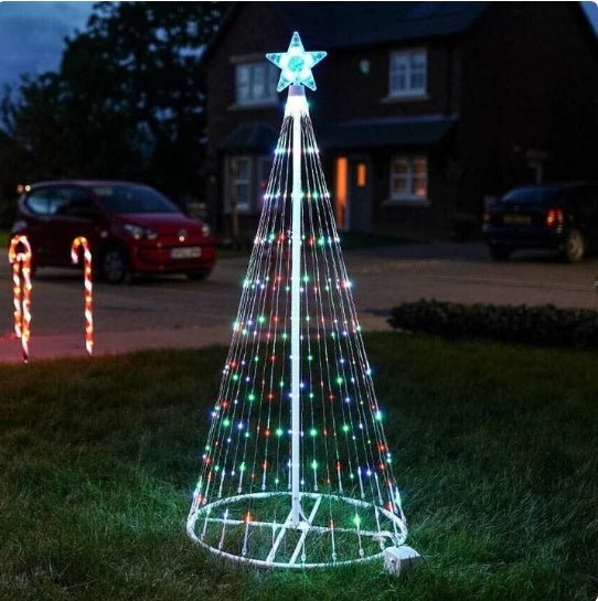 Multi Color LED Animated Outdoor Christmas Tree Lights Christmas Lights Christmas Garden Countryard Decorations - SGP Garden Ltd