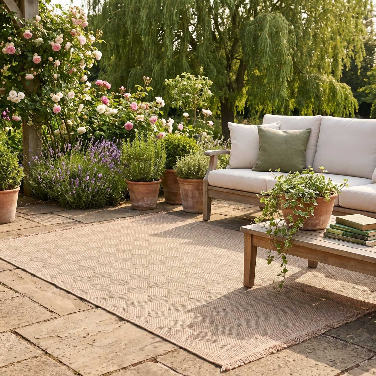 Nature Outdoor Rug Green | 5300G - SGP Garden Ltd