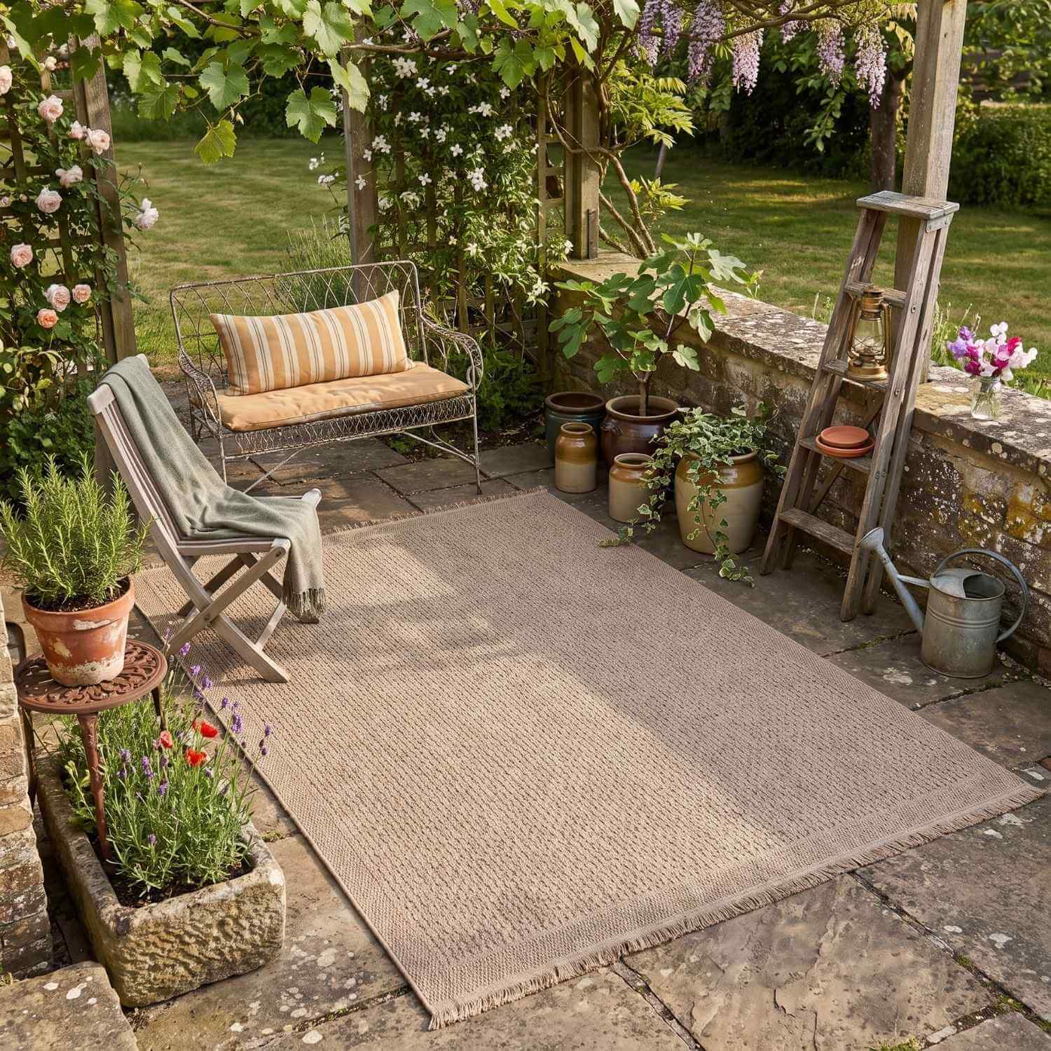 Nature Outdoor Rug Neutral | 5000N - SGP Garden Ltd