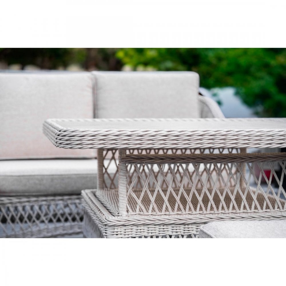 Norfolk Leisure Cotswold Mini Corner Set With Stools And Square Adjustable Table - SGP Garden Ltd