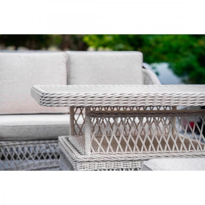 Norfolk Leisure Cotswold Mini Corner Set With Stools And Square Adjustable Table - SGP Garden Ltd