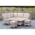 Norfolk Leisure Cotswold Mini Corner Set With Stools And Square Adjustable Table - SGP Garden Ltd