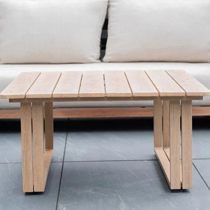 Norfolk Leisure Darlington Wood‑Look Aluminium Corner Set - SGP Garden Ltd
