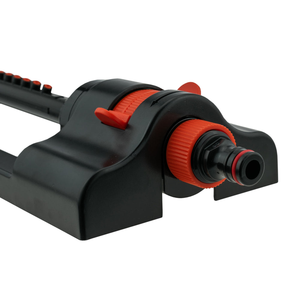 Oscillating Sprinkler Cost Wise Black Orange Outdoor Watering Kit Lawn Sprinkler - SGP Garden Ltd