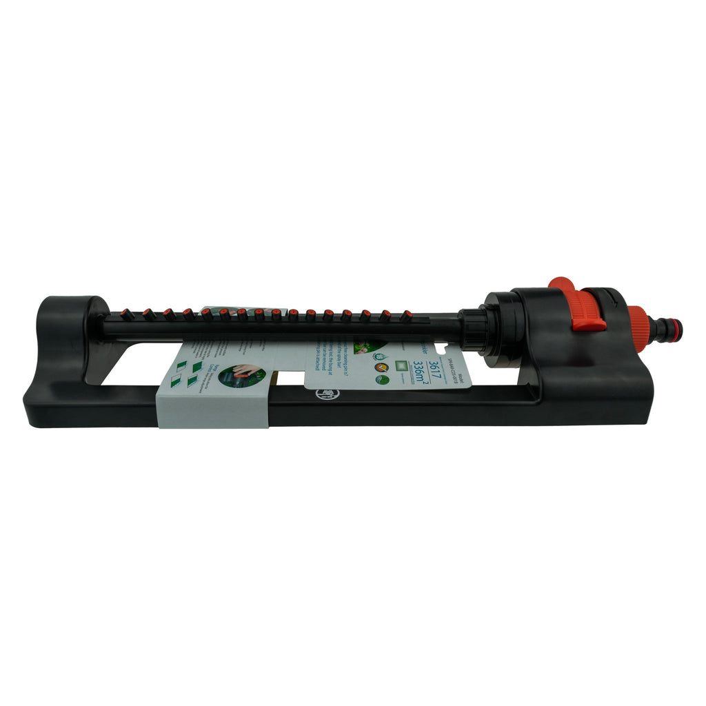 Oscillating Sprinkler Cost Wise Black Orange Outdoor Watering Kit Lawn Sprinkler - SGP Garden Ltd