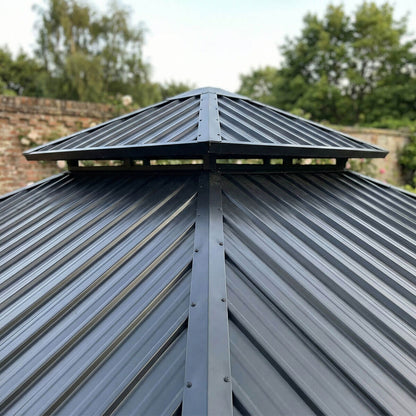 Ottawa 3 x 3.65 x 3.05m Cedar Wood Frame with Double Roof - SGP Garden Ltd
