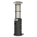 Outsunny 11 KW Gas Patio Heater, Propane Heater with Tip-Over Switch, Black - SGP Garden Ltd