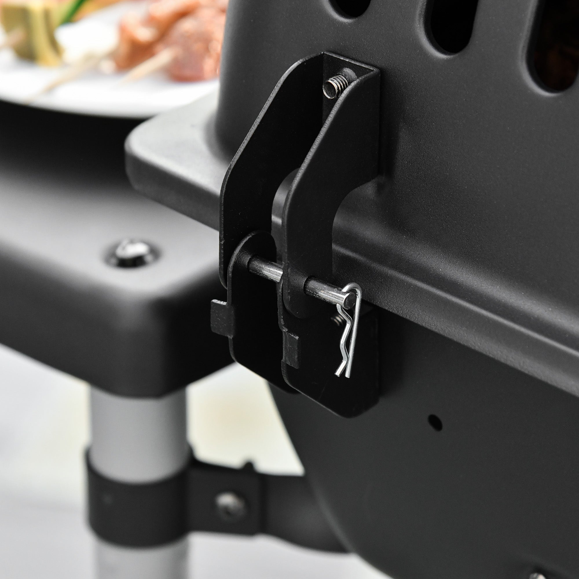 Outsunny 2 Burner Gas BBQ Trolley with Lid, 5.6 kW Gas Barbecue Grill with Wheels, Side Shelves, Black - SGP Garden Ltd