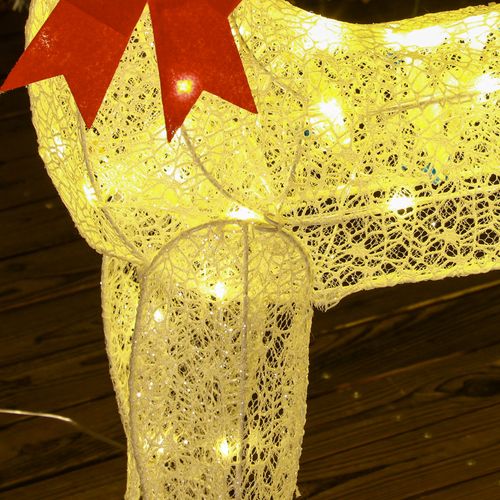 Outsunny 3-Piece 300 LED Light Lighted Christmas Reindeer Family Decoration - SGP Garden Ltd