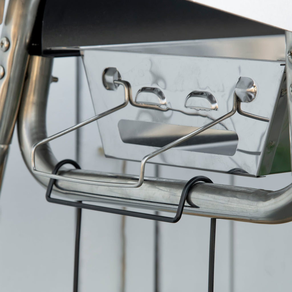 Outsunny Charcoal BBQ Grill - Black - SGP Garden Ltd