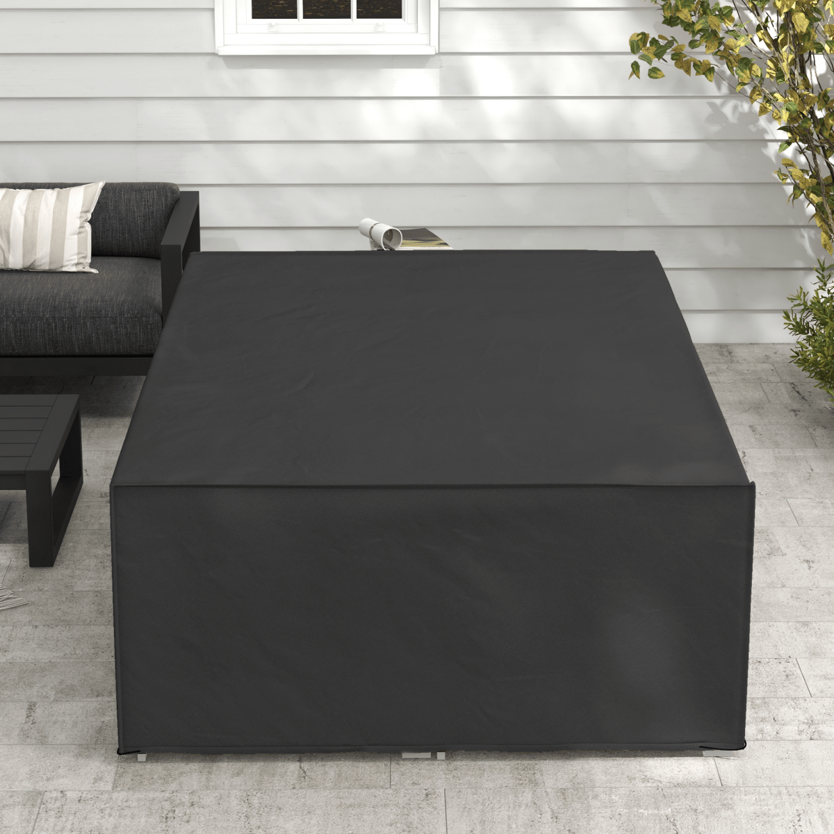 Outsunny Garden Furniture Cover Outdoor Waterproof Rattan Set Rain Protection - SGP Garden Ltd