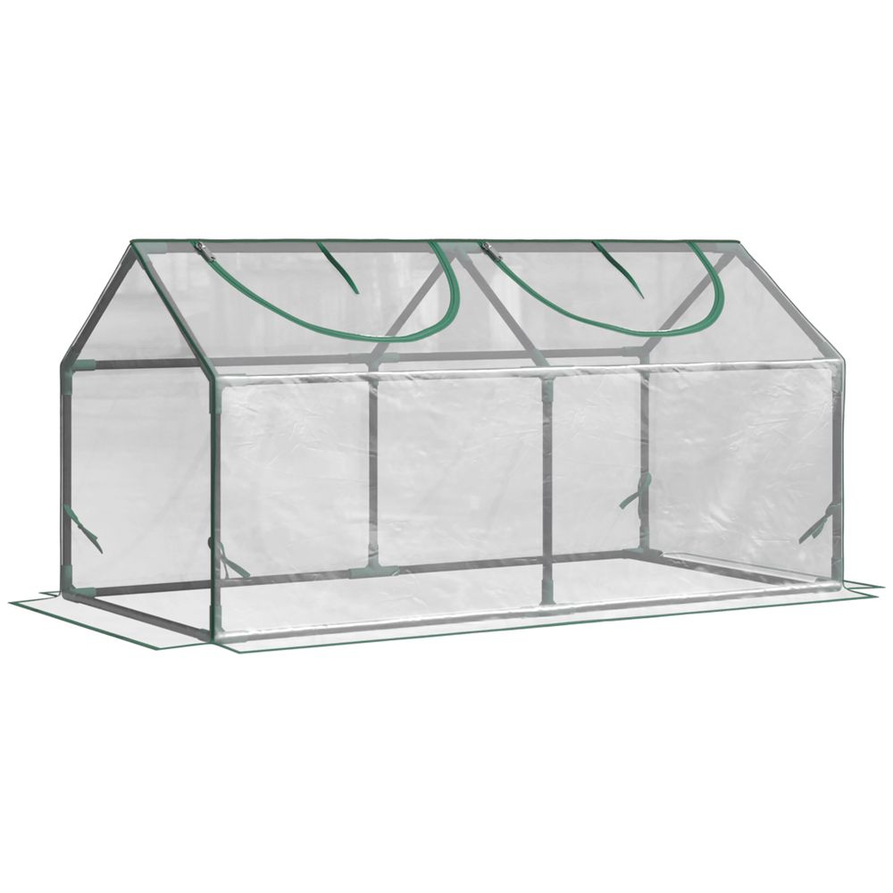 Outsunny Greenhouse Plants Foil Tomato Vegetable House - SGP Garden Ltd