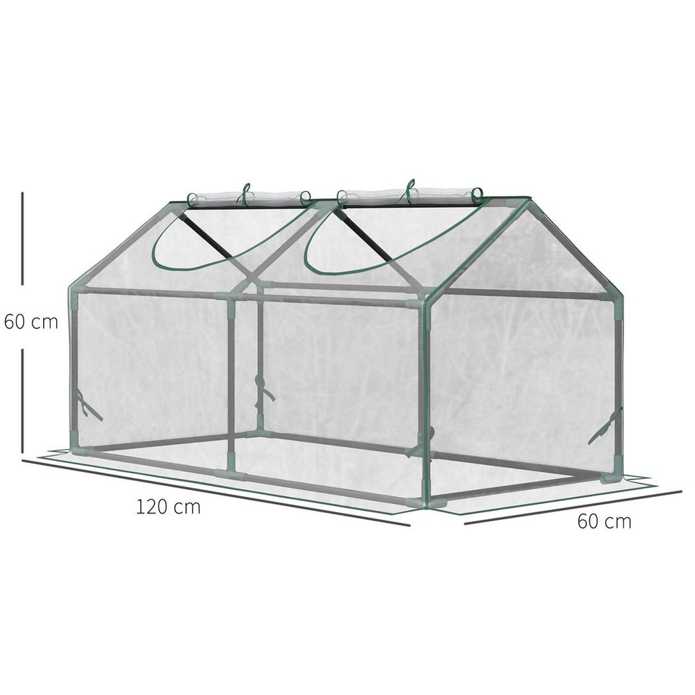 Outsunny Greenhouse Plants Foil Tomato Vegetable House - SGP Garden Ltd