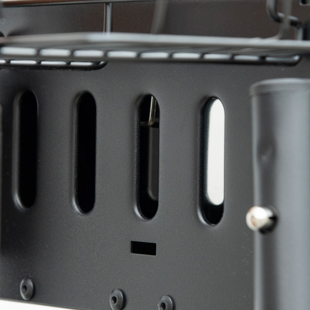 Outsunny Portable Charcoal BBQ Grill with Seasoning Baskets for Camping Picnic Hiking - SGP Garden Ltd