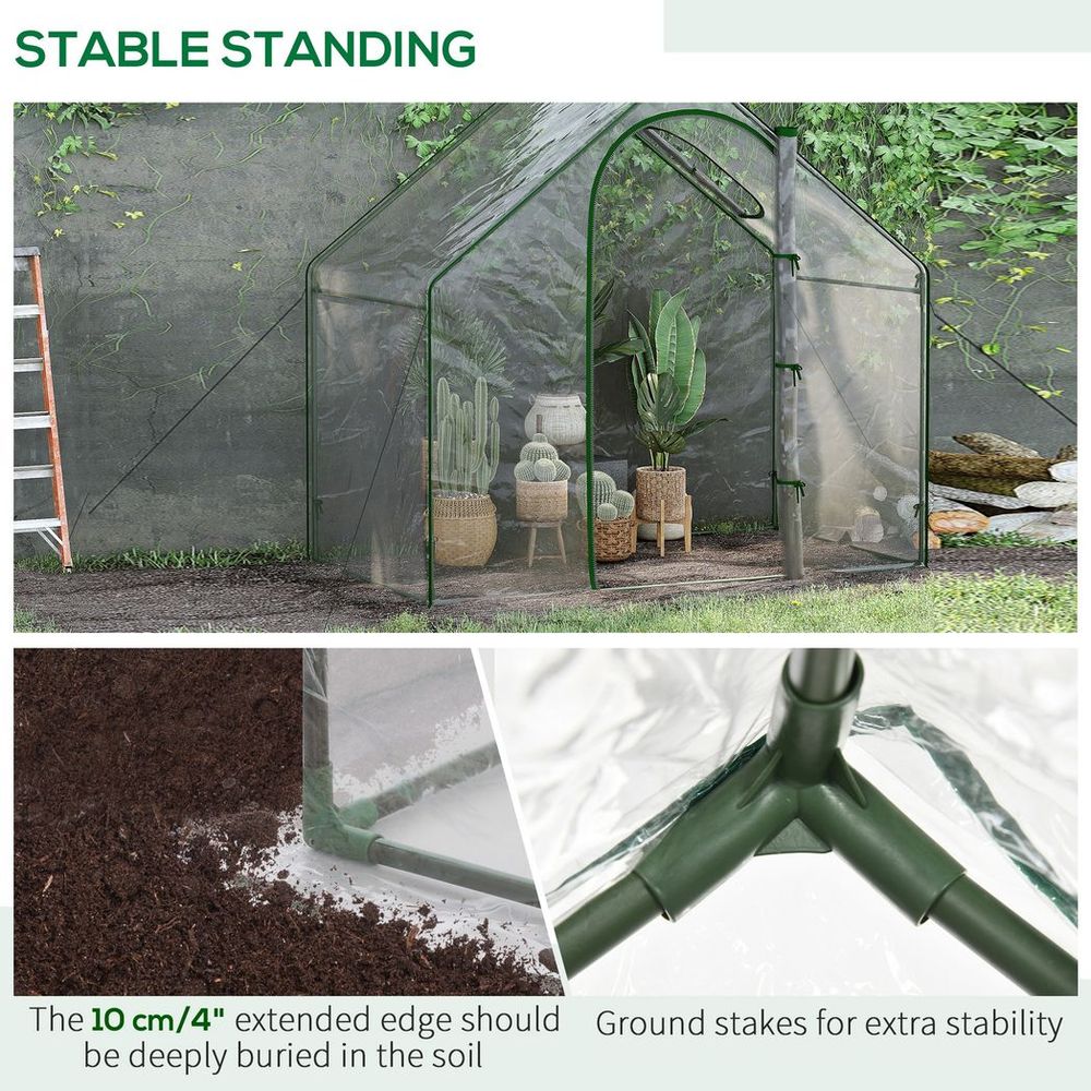 Outsunny Portable Walk-in Greenhouse - Extend Growing Season, Protect Plants - SGP Garden Ltd