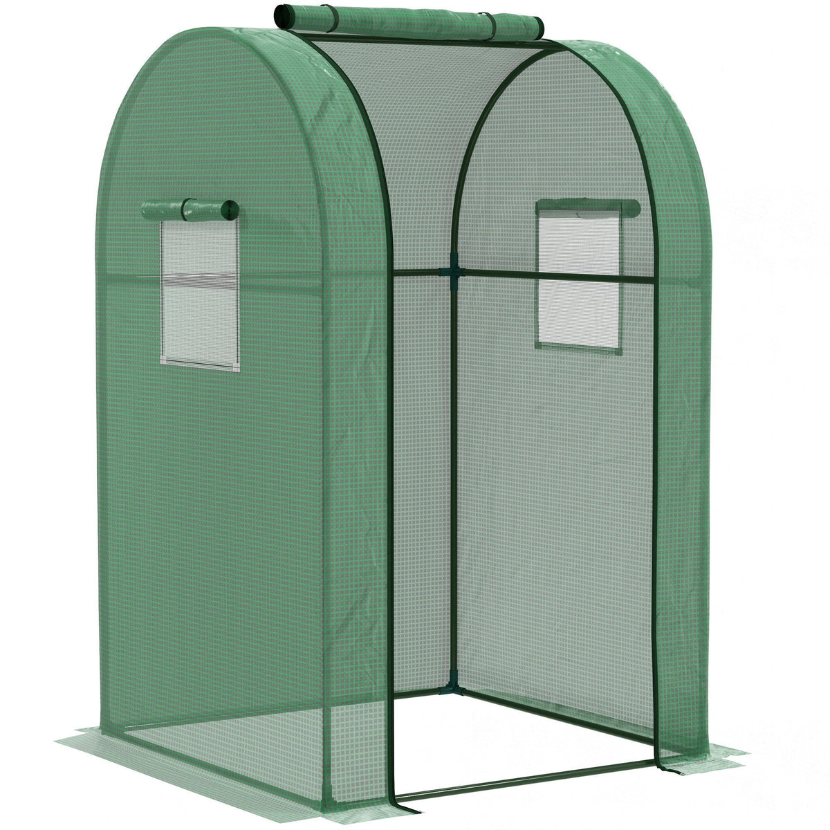 Outsunny Tomato Greenhouse with 2 Roll-up Doors, 185 x 94 x 150cm - SGP Garden Ltd