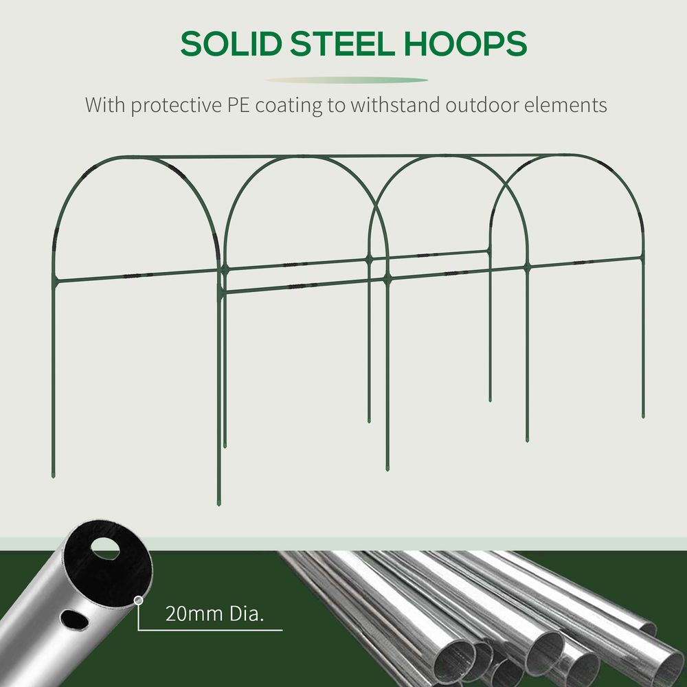 Outsunny Tomato Greenhouse with Top Tap, Pointed Bottom and Guy Ropes, Clear - SGP Garden Ltd