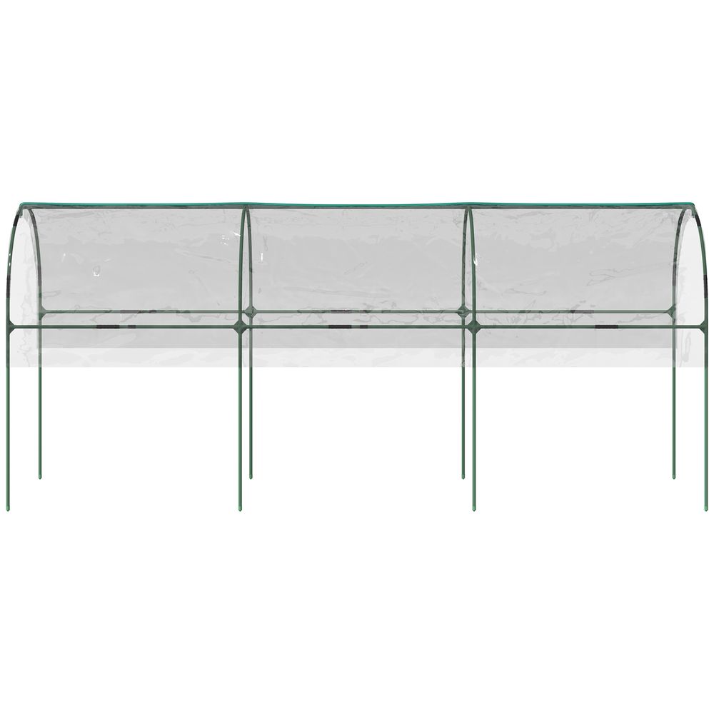 Outsunny Tomato Greenhouse with Top Tap, Pointed Bottom and Guy Ropes, Clear - SGP Garden Ltd