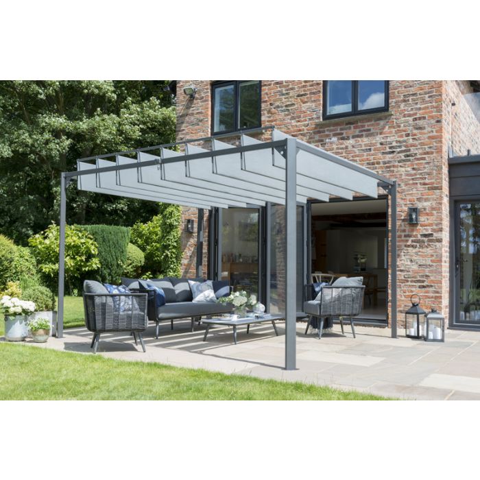 Pandora Leaf Pergola 3m x 3.6m - Sunshade - SGP Garden Ltd