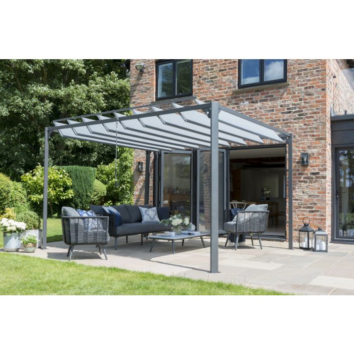 Pandora Leaf Pergola 3m x 3.6m - Sunshade - SGP Garden Ltd