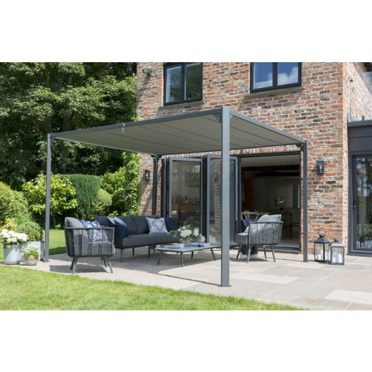 Pandora Leaf Pergola 3m x 3.6m - Sunshade - SGP Garden Ltd