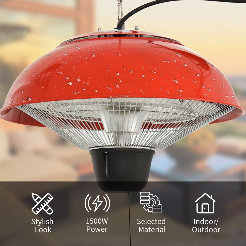 Patio Heater 1500W Electric Ceiling Hanging Garden Lamp - High Quality, Efficient and Convenient - SGP Garden Ltd