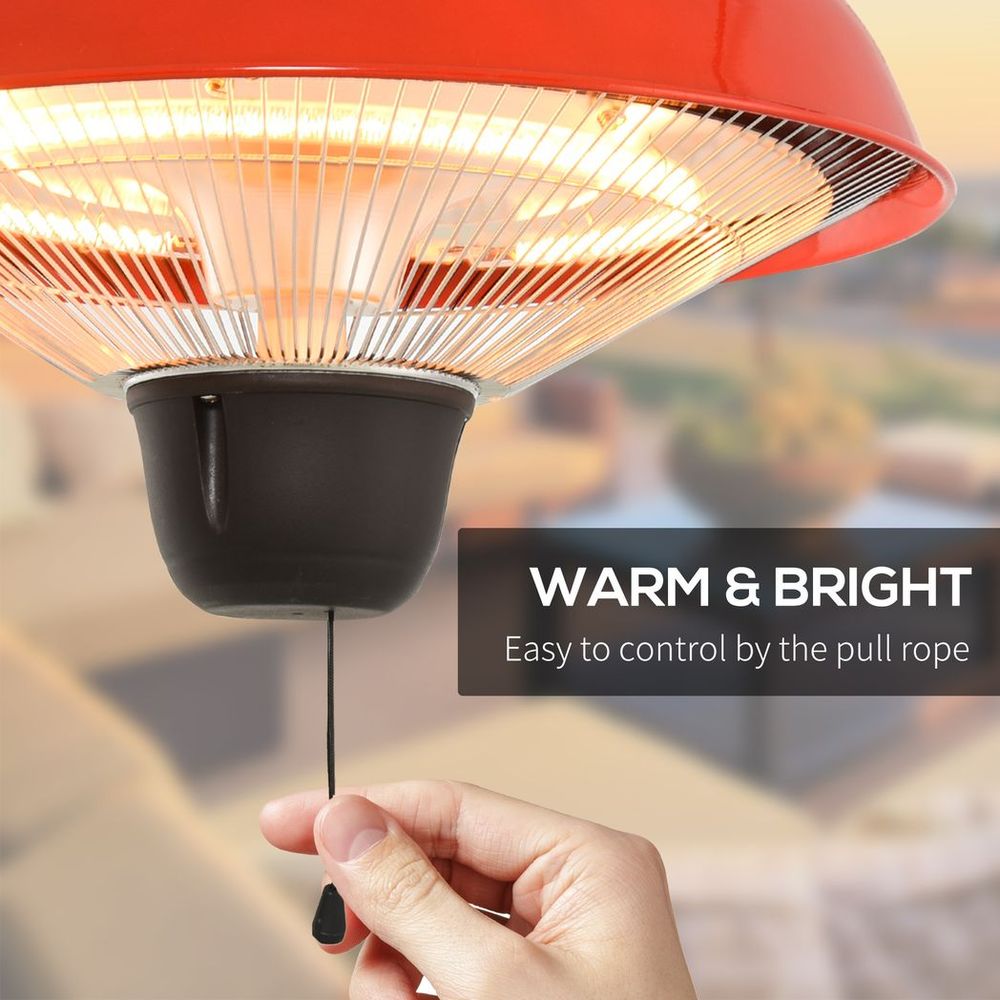 Patio Heater 1500W Electric Ceiling Hanging Garden Lamp - High Quality, Efficient and Convenient - SGP Garden Ltd