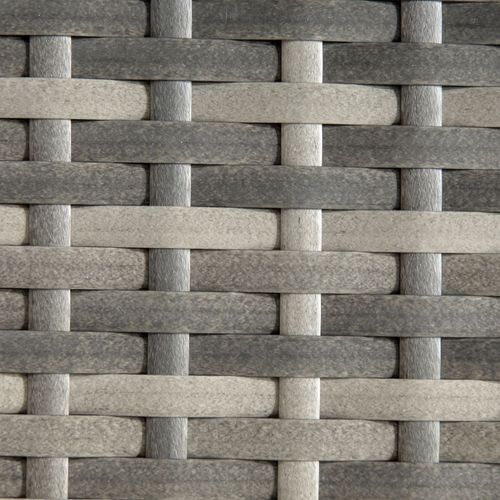PE Rattan Outdoor Coffee Table, Rattan Side Table for Patio, Garden, Mixed Grey - SGP Garden Ltd
