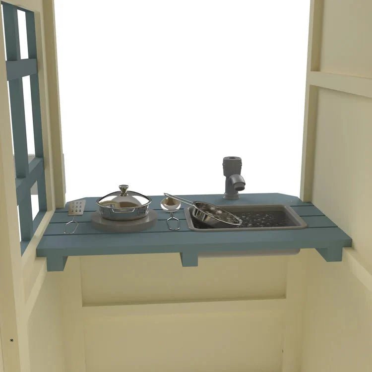 Plum Beach House Wooden Playhouse - SGP Garden Ltd