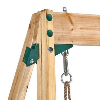 Plum Cube with Swing Arm – Wooden Climbing & Swing Play Centre - SGP Garden Ltd