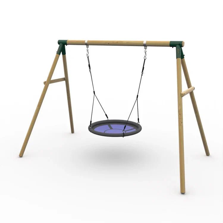 Plum® Spider Monkey IITM Wooden Swing Set - Nest Swing - SGP Garden Ltd