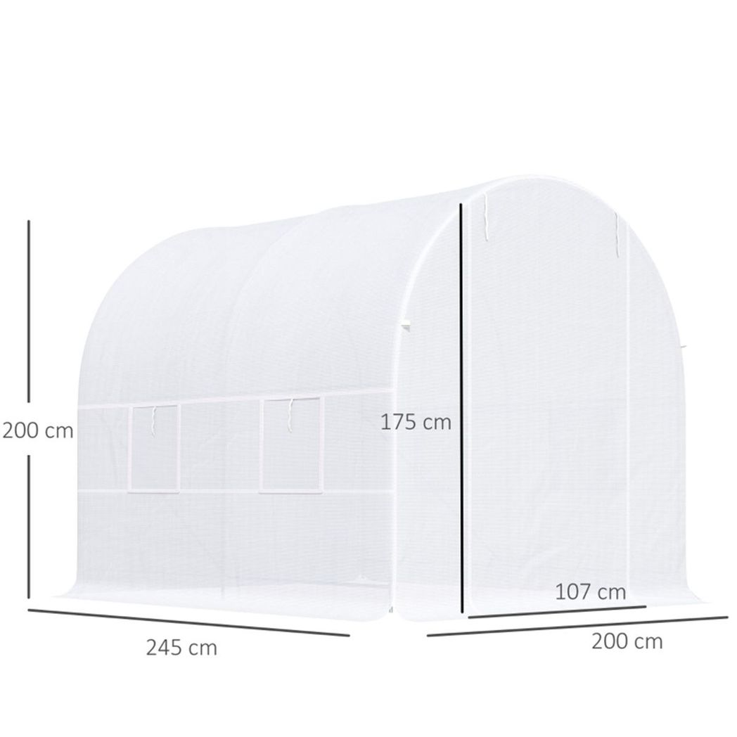 Polytunnel Greenhouse | Walk-in Green House - SGP Garden Ltd