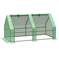 Portable Mini Greenhouse | Steel Frame & PE Cover | 180x90x90cm | Ideal for Small Spaces - SGP Garden Ltd